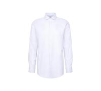 Seidensticker Regular Fit Langarm Business Hemd Camicia da Lavoro, Blu, 45 Tall Uomo