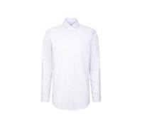 Seidensticker Regular Fit Langarm Business Hemd Camicia da Lavoro, Grigio, 38 Tall Uomo