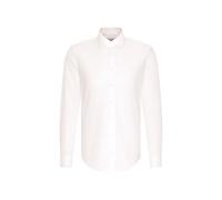 Seidensticker Shaped Bügelfrei Kent Langarm, Camicia Uomo, Beige (Ecru), 37