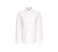 Seidensticker Shaped Bügelfrei Kent Langarm, Camicia Uomo, Beige (Ecru), 37