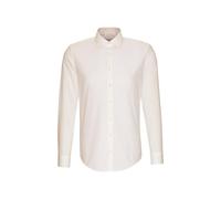 Seidensticker Shaped Bügelfrei Kent Langarm, Camicia Uomo, Beige (Ecru), 42