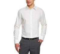 Seidensticker Shaped Bügelfrei Kent Langarm, Camicia Uomo, Beige (Ecru), 45