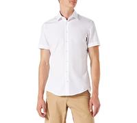 Seidensticker Slim Bügelfrei Stretch, Camicia Maniche Corte Uomo, Bianco (Weiß 01), 40