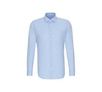 Seidensticker Super Slim Camicia Business, Uomo, Blu (Blau 12), 41