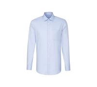 Seidensticker Uomo Business Hemd Regular Camicia Formale Not Applicable, Blu (Mittelblau 11), 45