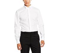 Seidensticker Uomo George Party Camicia, Bianco (Weiß), 41