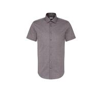 Seidensticker Uomo Herren Business Hemd Slim Fit Camicia Formale Not Applicable, Grigio (Dunkelgrau 37), 42 (Taglia Produttore: 36)