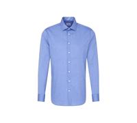 Seidensticker Uomo Kent Tailored Fit Camicia Business, Blu (Mittelblu 14), 43