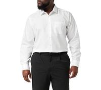 Seidensticker Uomo Modern Fit Camicia Business, Bianco (White), 53