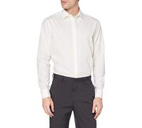 Seidensticker Uomo Modern Kent Party Camicia, Avorio (Ecru 21), 48