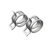 SEIDER M4.5/5/6/7/8/9/10/11/12-37Mm 10Pcs Fascette stringitubo Tubo Flessibile del Carburante Tubo dell'Acqua Morsetto Cerchi Tubo dell'Aria Fissaggio Clip a Molla Zincato(M4.5)