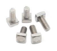 SEIDER Viti a Testa Quadrata in Acciaio Inossidabile GB35 304 Bulloni M5 M6(8mm,M6 5pcs)