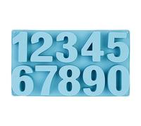 Seifenprofis Stampo 3D con numeri da 0 a 9 (5,6 cm), extra stabile, in silicone