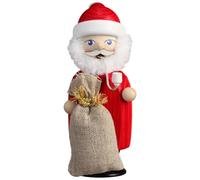 Omino Fumatore Babbo Natale Colorato Hxbxt = 14x6x8cm Nuovo Rauchmann Figura