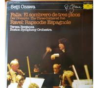 Seiji Ozawa - Falla : El Sombrero De Tres Picos / Ravel : Rapsodie Espagnole - Deutsche Grammophon - 410 844-1