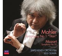 Seiji Ozawa LIVE CD (UHQCD) Mahler Sym. No. 1 Titan/Mozart Sym. No.32 Giappon...