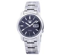 Seiko 5 Automatico 21 Jewels Nero Quadrante 30M SNKK71K1 Orologio da uomo
