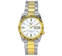 Seiko 5 Orologio Unisex SNKE04J1 Quadrante Bianco in Acciaio 21 Rubini