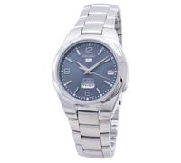 Orologio da uomo Seiko 5 automatico quadrante argento acciaio argento SNK621K1