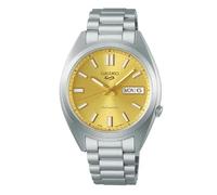 Seiko 5 Sport Automatico SRPL59K1, Quadrante Giallo, Cassa Rotonda in Acciaio, con Data e Giorno