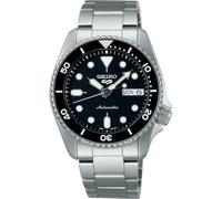 Seiko 5 sport skx automatico ""midi"" (38 mm) quadrante nero/acciaio inossidabil