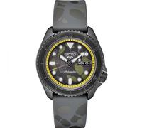 Seiko 5 Sports One Piece Vinsmoke Sanji SRPH69K1 - Cinturino in silicone grigio, cinturino, Cinghia