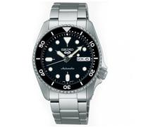 Seiko 5 sport skx automatico ""midi"" (38 mm) quadrante nero/acciaio inossidabil