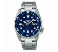 Seiko 5 Sports SKX Street Denim Stainless Steel Blue Dial SRPL77K1 Mens Watch