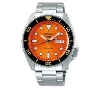 SEIKO 5 Sports SRPD59K1 Orologio Uomo Automatico 100m Acciaio Quadrante Arancio