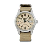 Seiko 5 Sports SRPJ83K1 Automatic Men's Watch - Beige Dial, Nylon Strap