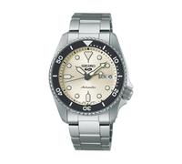 Seiko 5 Sports SRPK31K1 Men's Automatic Watch - 38mm Stainless Steel, Cream Dial