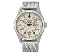 Seiko 5 tute da campo sportivo stile | quadrante crema | bracciale in maglia d'acciaio SRPH21K1
