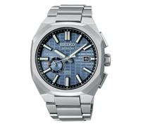 Seiko Astron SSJ013J1 GPS Solar Men's Watch - Blue Dial, Titanium Bracelet