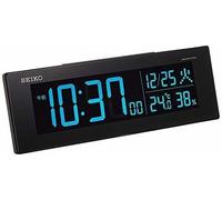 Seiko Clock BC406K Sveglia Radio Digitale Colore LCD AC Powered Black