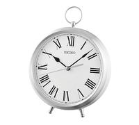 Seiko Clock Orologio da tavolo argento/bianco