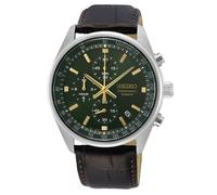 SEIKO Crono Elegante SSB385P1 Orologio Uomo Quarzo Bracciale Pelle