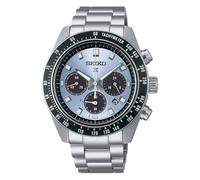 SEIKO Cronografo da uomo SSC813 Prospex Solar Cronografo Blu, Sport Cronografo, Argento/Blu ghiaccio, Moderno