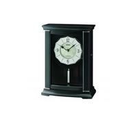 Seiko Dark Wooden Musical Mantel Clock with Pendulum QXW250K