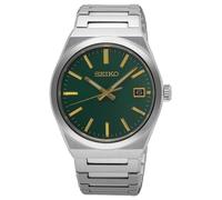 Seiko Essential Time (38,9 Mm) Quadrante Verde Foresta / Bracciale In SUR601P1