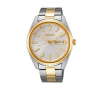 Seiko Neo Classic SUR446P1 Quartz Men's Watch - Silver Dial, Two-Tone Stainless Steel Bracelet