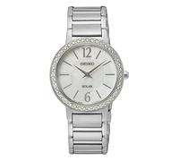 Seiko Orologio analogico al quarzo da donna con cinturino in acciaio inox SUP467P1, argento, Bracciale