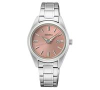 Seiko Donna Acciaio Inox Braccialetto Orologio 30mm Impermeabile SUR529P1