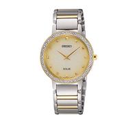Seiko Orologio Analogico al Quarzo Donna con Cinturino in Acciaio Inossidabile SUP448P1