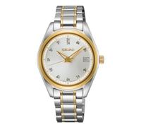 Seiko Orologio Analogico al Quarzo Donna con Cinturino in Acciaio Inossidabile SUR582P1
