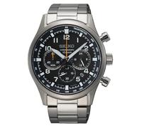 Orologio Uomo Seiko SSB447P1 Nero Argentato