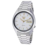 Seiko Orologio Analogico Uomo con Cinturino in Placcato in Acciaio Inox SNXG47K
