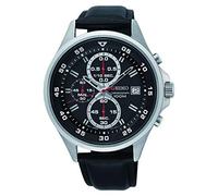Seiko Orologio Cronografo Quarzo Uomo con Cinturino in Pelle SKS635P1