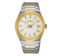 Seiko da Uomo Acciaio Inox Braccialetto Orologio 38mm Impermeabile SUR558P1