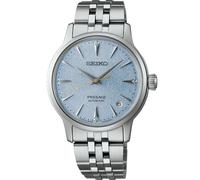 Seiko Presage Cocktail Time SRPL61J1 'Frozen Skydiving' Women's Watch - 34mm Stainless Steel, Light Blue Dial with Diamond Accents, Automatic Movement, 50M Water Resistance