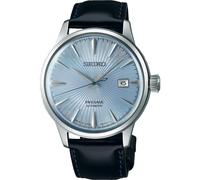 Seiko Presage SRPB43J1 Men's Watch - Stainless Steel Case, Blue Sunburst Dial, Leather Strap